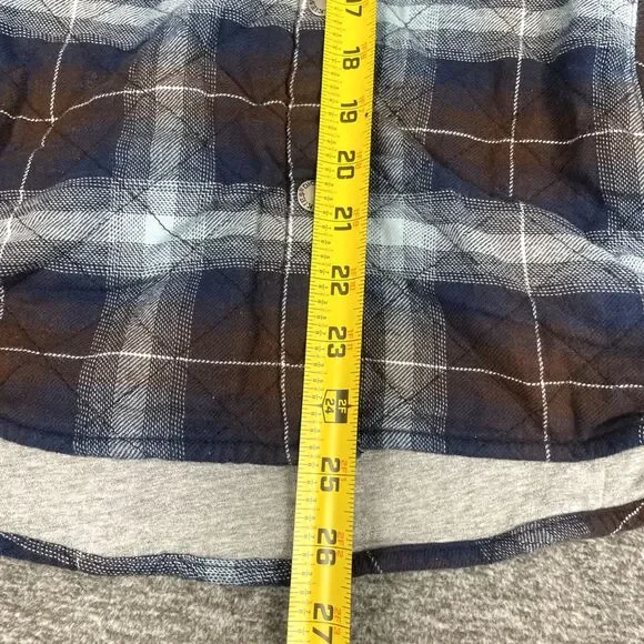 Dickies Hooded Flannel Womens Medium Workwear Warm - Picture 6 of 8